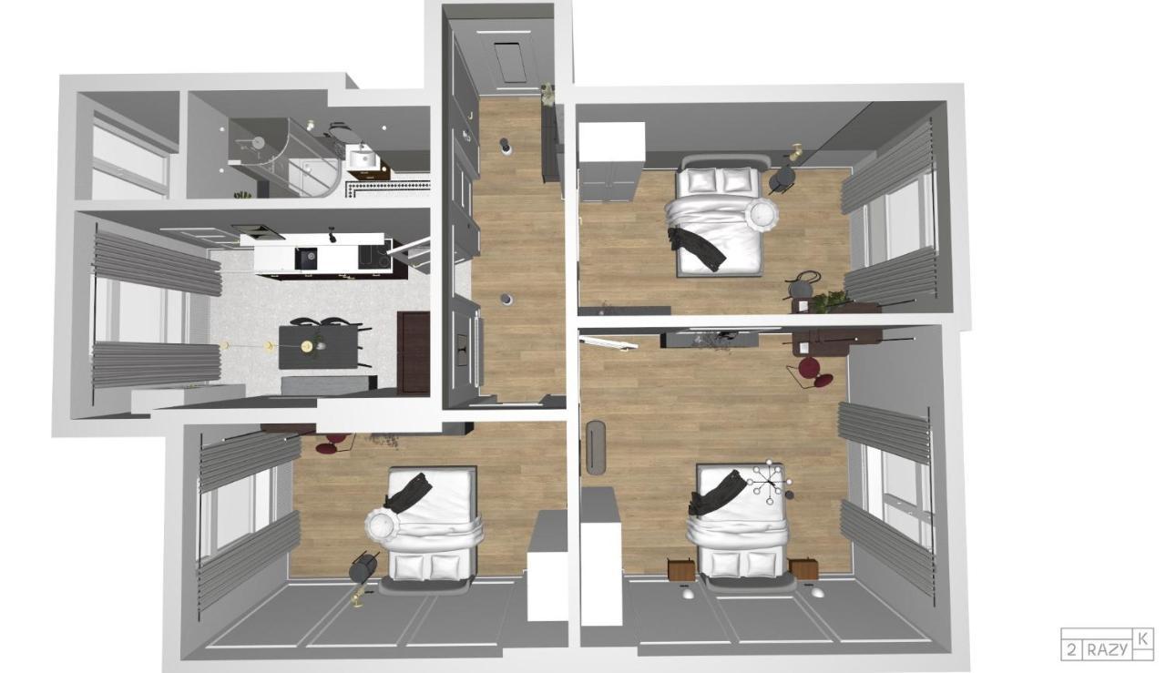 Moderna Apartament Gdynia Exteriör bild